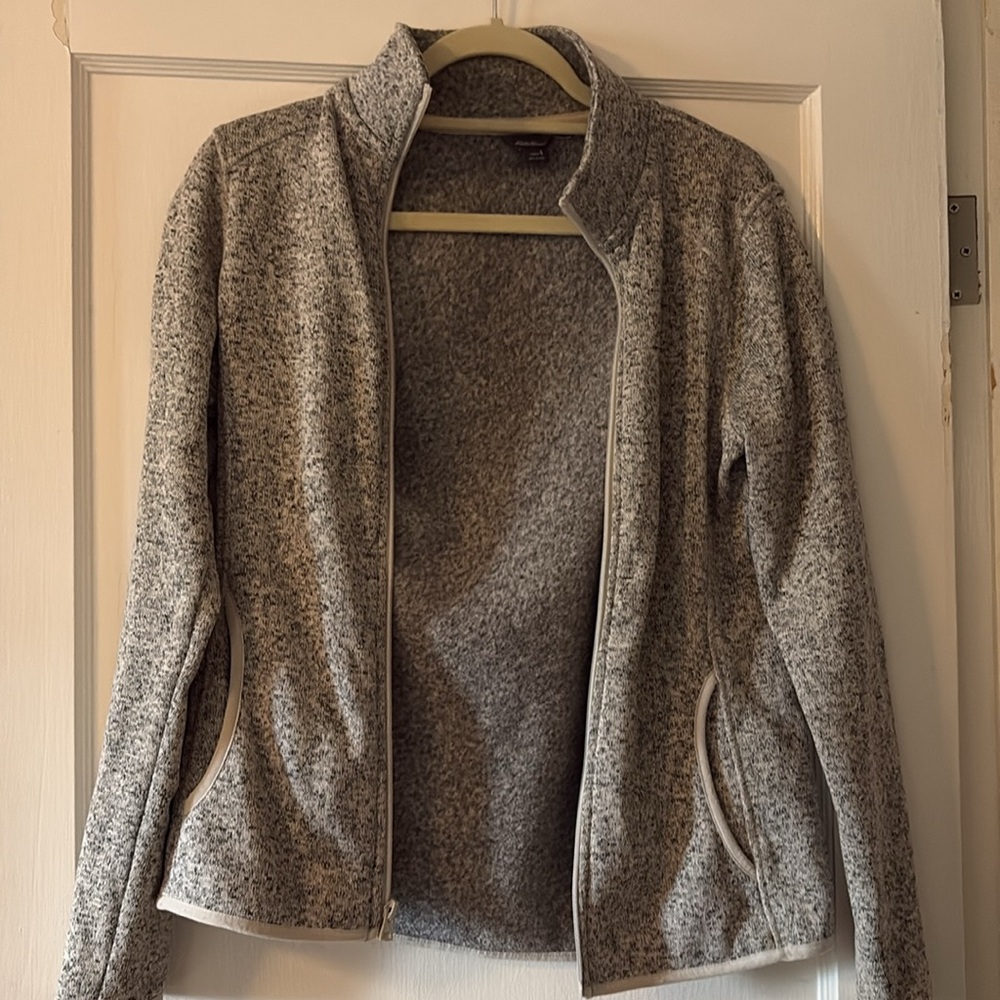 Eddie Bauer Women's Speckled Gray Utility Jacket